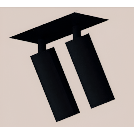 SPOT SOBREPOR COM CANOPLA DE EMBUTIR 6,5X15X13CM 2X PAR16 MR16 DICRÓICA GZ10 | BELLUCE G0216/2 SPOT SOBREPOR COM CANOPLA DE EMBUTIR 6,5X15X13CM 2X PAR16 MR16 DICRÓICA GZ10 | BELLUCE G0216/2