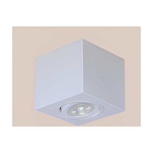 SPOT SOBREPOR QUADRADO 13,3X13,3X12CM PAR20 E27 ALUMÍNIO | BELLUCE G1120/1