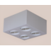SPOT SOBREPOR QUADRADO 36X36X8,5CM 4X AR111 GZ10 ALUMÍNIO | BELLUCE G1111/4 SPOT SOBREPOR QUADRADO 36X36X8,5CM 4X AR111 GZ10 ALUMÍNIO | BELLUCE G1111/4