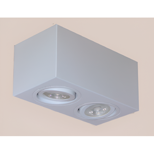 SPOT SOBREPOR RETANGULAR 15X29X11,5CM 2X PAR30 E27 ALUMÍNIO | BELLUCE G1130/2 SPOT SOBREPOR RETANGULAR 15X29X11,5CM 2X PAR30 E27 ALUMÍNIO | BELLUCE G1130/2