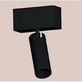 SPOT SOBREPOR TUBO PERFIL LINEAR 17X10X4CM 1X MR11 GZ10 | BELLUCE G0011/1 SPOT SOBREPOR TUBO PERFIL LINEAR 17X10X4CM 1X MR11 GZ10 | BELLUCE G0011/1