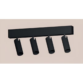 SPOT SOBREPOR TUBO PERFIL LINEAR 17X40X4CM 4X HALOPIN G9 | BELLUCE G0009/4 SPOT SOBREPOR TUBO PERFIL LINEAR 17X40X4CM 4X HALOPIN G9 | BELLUCE G0009/4