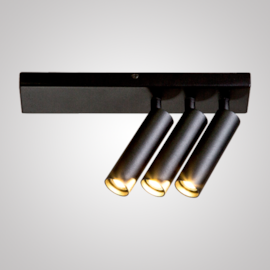SPY 3W PRETO BIVOLT 46° 3000K | DIRECT LIGHT 2107