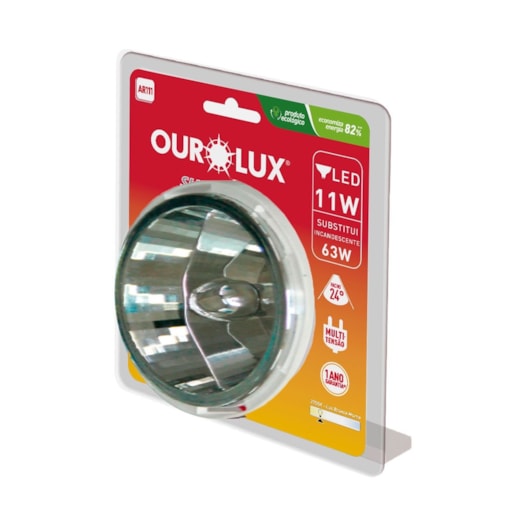 Superled AR111 11W BIV GU10 2700K 24° | OUROLUX 20137 Superled AR111 11W BIV GU10 2700K 24° | OUROLUX 20137