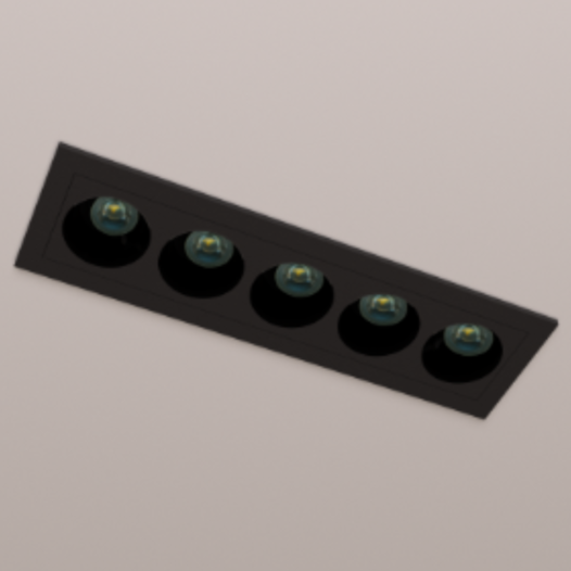 TETO EMBUTIR 5 LED 10W 1650LM 2700K 24° BIVOLT 14,4X4,1X4,1CM ALUMÍNIO | DIMLUX 700824/N TETO EMBUTIR 5 LED 10W 1650LM 2700K 24° BIVOLT 14,4X4,1X4,1CM ALUMÍNIO | DIMLUX 700824/N