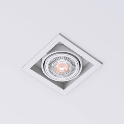 TETO EMBUTIR ALUMÍNIO INJETADO 1X PAR20 ORIENTÁVEL 11,4X11,4X1CM BRANCO E PRETO | DIMLUX 402/1 TETO EMBUTIR ALUMÍNIO INJETADO 1X PAR20 ORIENTÁVEL 11,4X11,4X1CM BRANCO E PRETO | DIMLUX 402/1