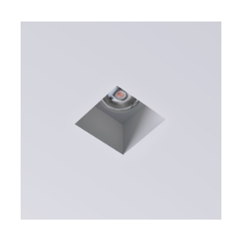TETO EMBUTIR GESSO FACHO FIXO 1X DICRÓICA GU10 50W 12X12X5,5CM BRANCO | DIMLUX Z9129 TETO EMBUTIR GESSO FACHO FIXO 1X DICRÓICA GU10 50W 12X12X5,5CM BRANCO | DIMLUX Z9129