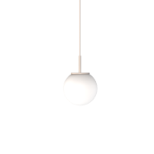 TETO PENDENTE 29,2X20CM 1X E27 BULBO 9W 2700K BIVOLT ALUMÍNIO E GLOBO VIDRO FIO BRANCO | DIMLUX 507-FBR