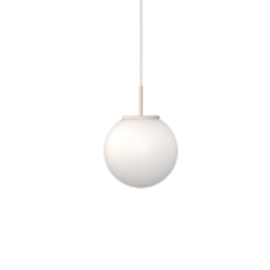 TETO PENDENTE ALUMÍNIO E GLOBO VIDRO 1X E27 BULBO 9W 2700K BIV 34,2X25CM FIO BRANCO | DIMLUX 508-FBR