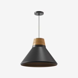TETO PENDENTE TAUARI 1X E27 LED ATÉ 12W 41,5X29,5CM ALUMÍNIO E MADEIRA | DIMLUX 1862 TETO PENDENTE TAUARI 1X E27 LED ATÉ 12W 41,5X29,5CM ALUMÍNIO E MADEIRA | DIMLUX 1862