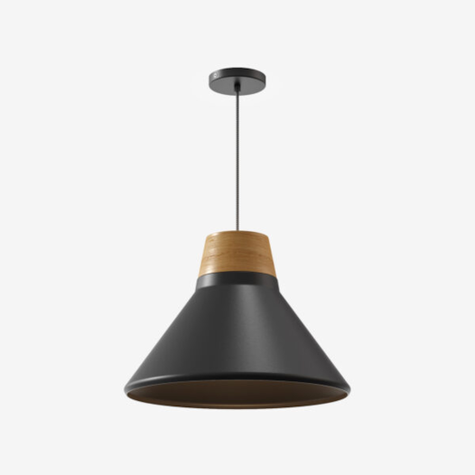 TETO PENDENTE TAUARI 1X E27 LED ATÉ 12W 41,5X29,5CM ALUMÍNIO E MADEIRA | DIMLUX 1862 TETO PENDENTE TAUARI 1X E27 LED ATÉ 12W 41,5X29,5CM ALUMÍNIO E MADEIRA | DIMLUX 1862