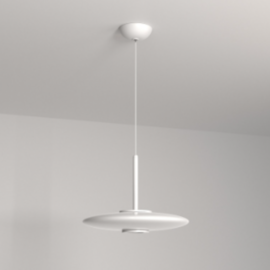 TETO PENDENTE VIDRO / ALUMÍNIO 1X LED 21W 2700K BIVOLT IRC90 IP20 45X9CM BRANCO | DIMLUX 511 TETO PENDENTE VIDRO / ALUMÍNIO 1X LED 21W 2700K BIVOLT IRC90 IP20 45X9CM BRANCO | DIMLUX 511