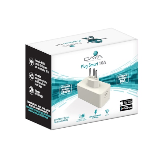 TOMADA SMART 16A 3500W BIVOLT IP20 | GAYA 9813 TOMADA SMART 16A 3500W BIVOLT IP20 | GAYA 9813