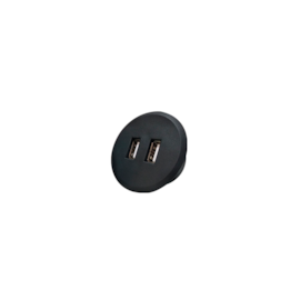 TOMADA USB POP REDONDA PRETO | PIX ILUMINAÇÃO 36505052 TOMADA USB POP REDONDA PRETO | PIX ILUMINAÇÃO 36505052