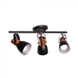 TRILHO COM SPOTS TRÓIA 50CM ALUMÍNIO | SPOTLINE 658/3 TRILHO COM SPOTS TRÓIA 50CM ALUMÍNIO | SPOTLINE 658/3