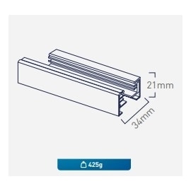 TRILHO DE SOBREPOR 1M  | PIX 36506054 36506055 - Pix - 1M - Branco TRILHO DE SOBREPOR 1M  | PIX 36506054 36506055 - Pix - 1M - Branco