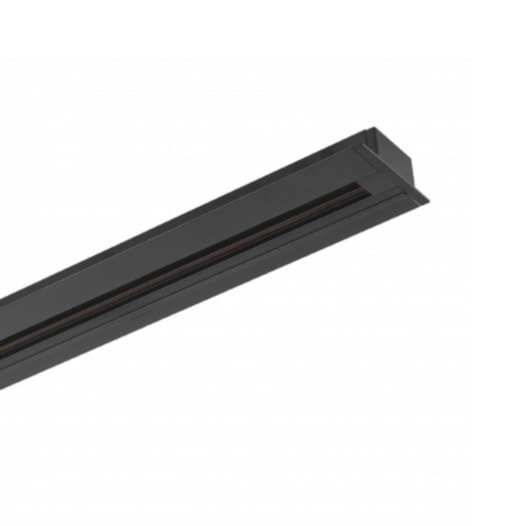 TRILHO ELETRIFICADO DE EMBUTIR LINEAR 1 METRO ALUMÍNIO PRETO | ROMALUX 30106 TRILHO ELETRIFICADO DE EMBUTIR LINEAR 1 METRO ALUMÍNIO PRETO | ROMALUX 30106