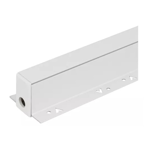 TRILHO ELETRIFICADO DE EMBUTIR MAG NO FRAME LINEAR 100X6,2X4,8CM ALUMÍNIO BRANCO | GAYA 3020