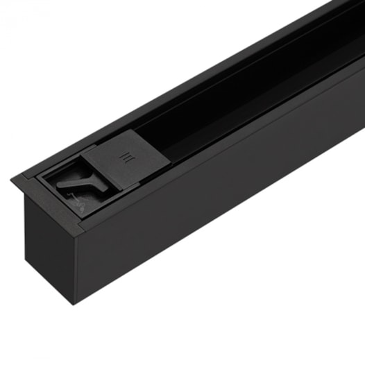 TRILHO ELETRIFICADO DE EMBUTIR TRACE LINEAR 1 METRO ALUMÍNIO PRETO | STELLA STL22401PTO TRILHO ELETRIFICADO DE EMBUTIR TRACE LINEAR 1 METRO ALUMÍNIO PRETO | STELLA STL22401PTO