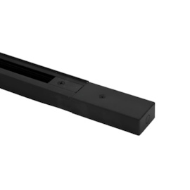 TRILHO ELETRIFICADO DE SOBREPOR 2M PRETO COM CANALETA | NORDECOR 6057
