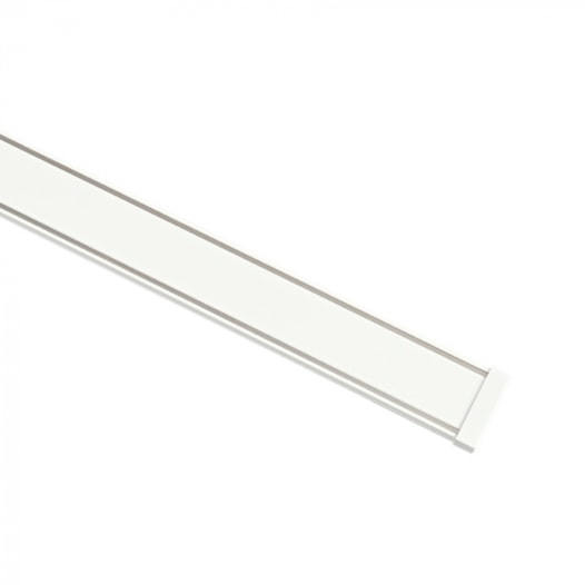 TRILHO ELETRIFICADO DE SOBREPOR INFINITY ULTRA SLIM LINEAR MAGNÉTICO 48V BRANCO | PIX ILUMINAÇÃO 36507601