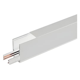 TRILHO ELETRIFICADO DE SOBREPOR MAG 100X2,5X4,8CM ALUMÍNIO BRANCO | GAYA 3017