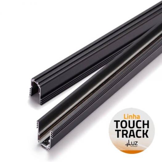 TRILHO MAGNÉTICO TOUCH 48V 200CM ALUMÍNIO | +LUZ TRI-149/2