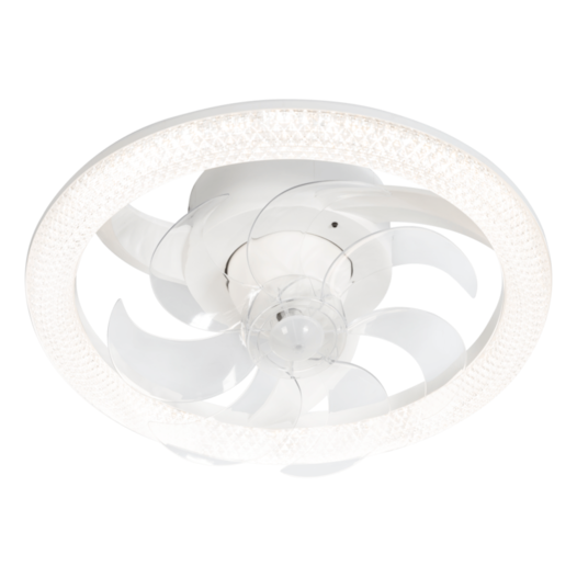VENTILADOR AMON CRISTAL 35W MULTICOR 1620lm BIVOLT 500MM | SL ILUMINAÇÃO 494 VENTILADOR AMON CRISTAL 35W MULTICOR 1620lm BIVOLT 500MM | SL ILUMINAÇÃO 494