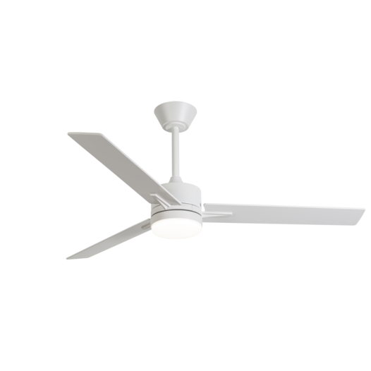 VENTILADOR ELEGANT BRANCO 15W MULTICOR 1350lm BIVOLT 1320MM | SL ILUMINAÇÃO 497